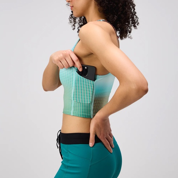 BANDIT RUNNING STAMINA™ RACE CROP - GULFSTREAM PRINT - Picture 2 of 3